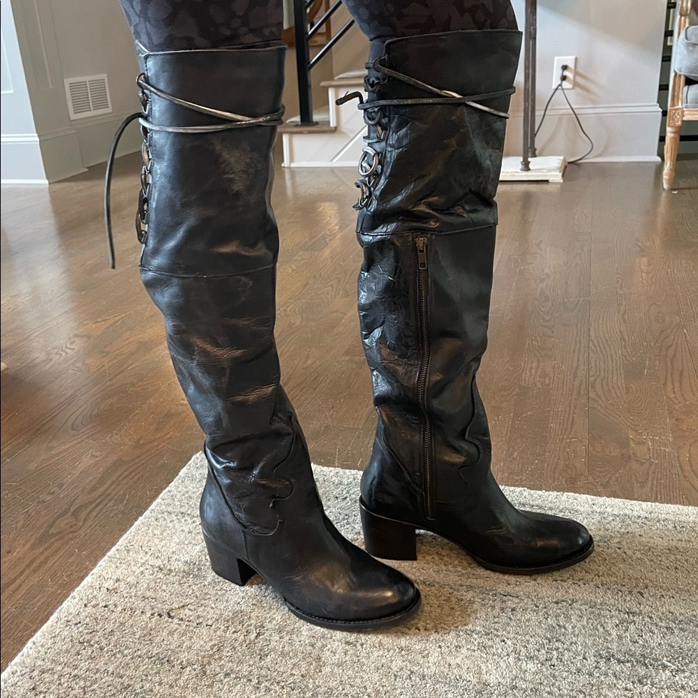 Freebird Rolls over the knee boots